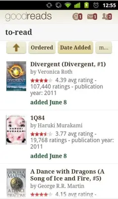 Goodreads android App screenshot 0